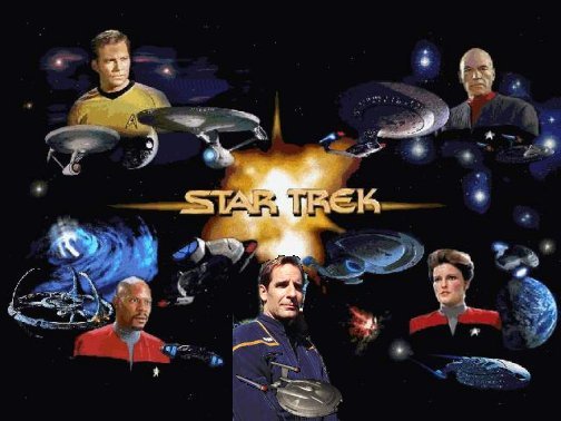 Captains of the Star Trek universe..click on all the captains